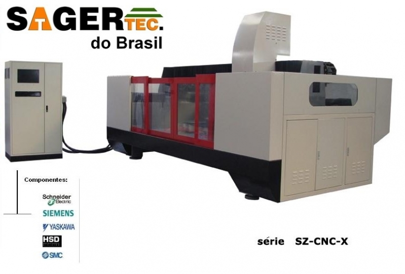 Empresa de Lapidadora de Vidro Cnc São José do Rio Preto - Cnc para Cortar Vidro